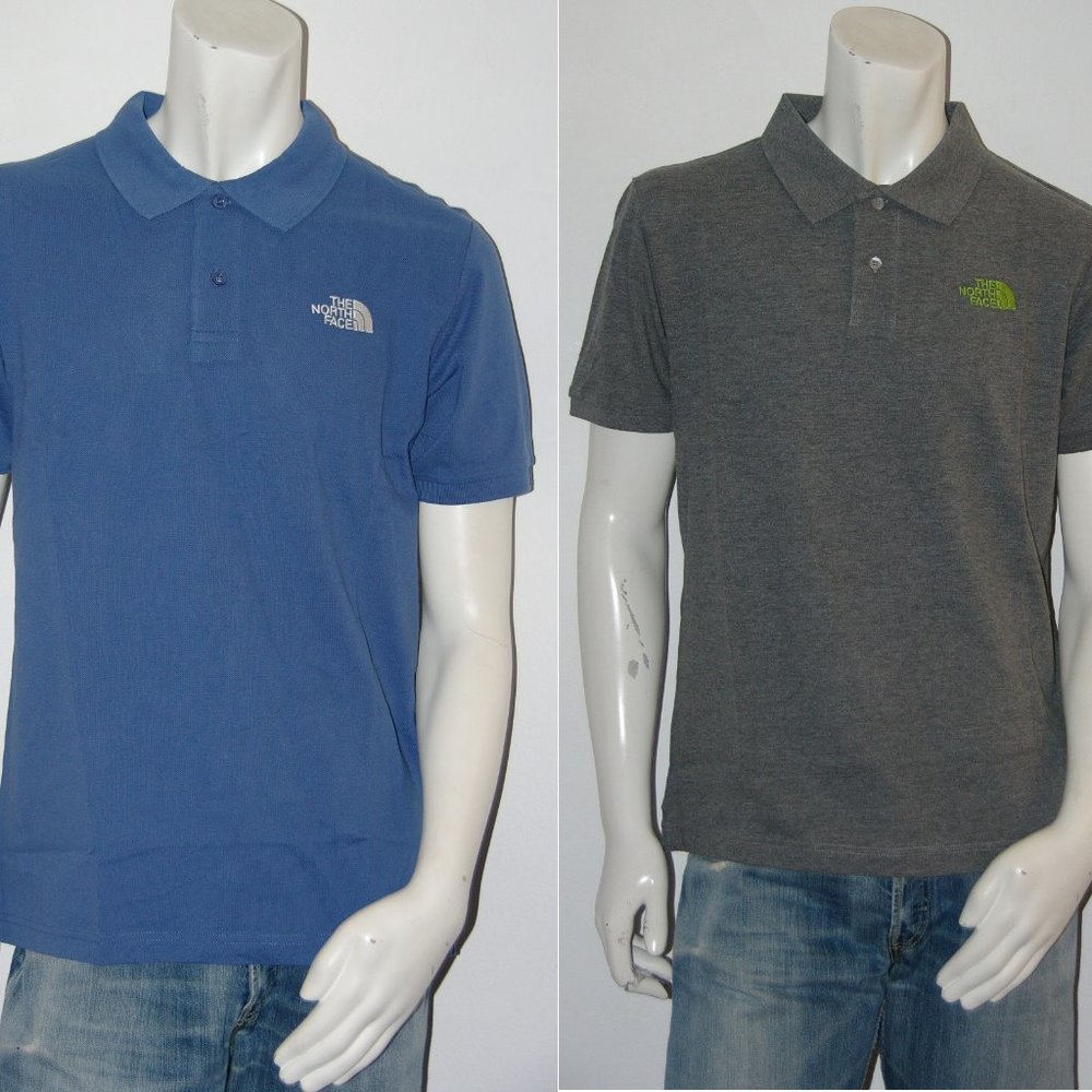 New The North Face Mens Polo T-Shirt 2 piece Small